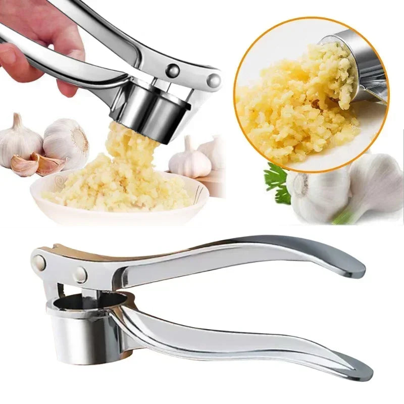 Stainless Steel Garlic Crusher